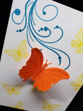 greeting card - bright butterflies