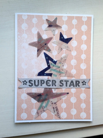 greeting card - super star