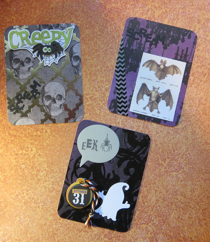 Halloween journaling cards