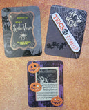 Halloween journaling cards