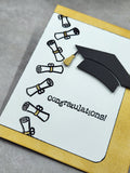 graduation card - scrolls