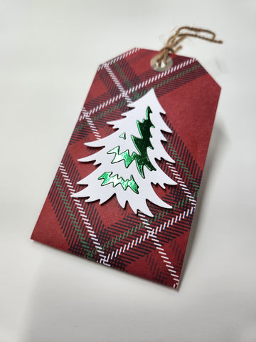 Christmas gift card holder - trees