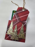 Christmas gift card holder - trees
