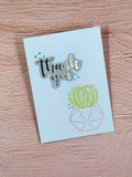 thank you card - cactus