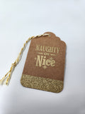 Christmas gift tag - naughty or nice