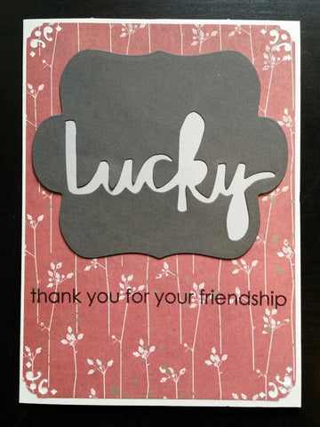 greeting card - lucky friend