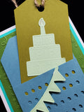 birthday card - cake tag