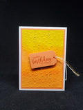 birthday card - ombre tag