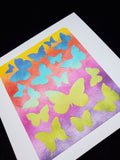 greeting card - cut out butterflies