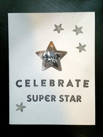 graduation card - super star