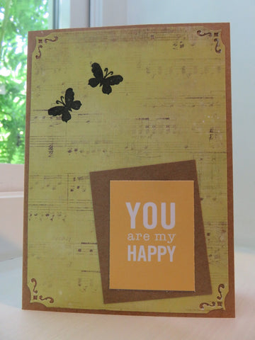 greeting card - You Are My Happy