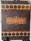 Halloween greeting card - Halloween pumpkins