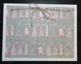 Christmas greeting card set - vellum
