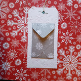 Christmas gift card holder - large tag