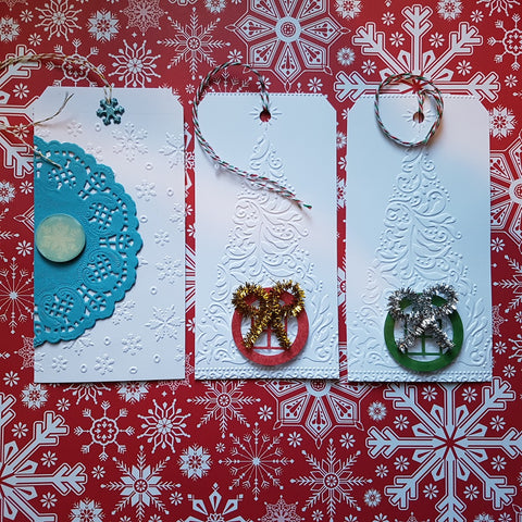 Christmas gift card holder - large tag