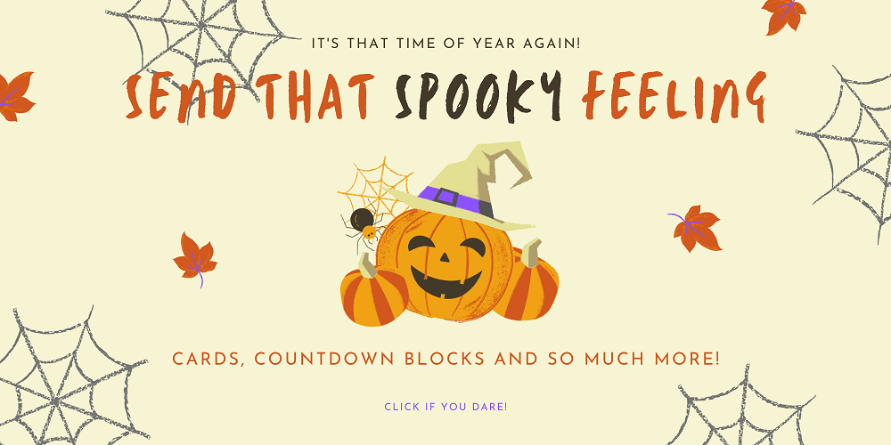 Halloween items collection banner 2021